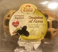 Mängden socker i crostatine al farro