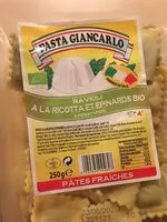 Mängden socker i Ravioli ricotta et epinard