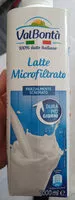 Mängden socker i Latte microfiltrato