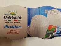 Mängden socker i Ricottina