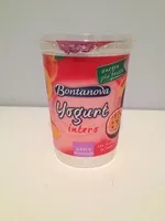 Mängden socker i Bontanova yogurt intero pesca,maracuja
