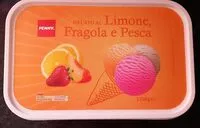 Mängden socker i Glace Citron Fraise Peche