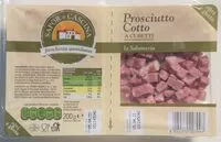 Mängden socker i Prosciutto cotto a cubetti
