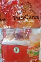 Mängden socker i Pan carré