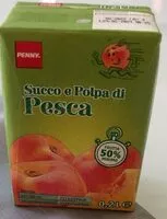 Mängden socker i Succo e polpa pesca