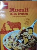 Mängden socker i Muesli alla frutta