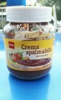 Mängden socker i Crema spalmabile