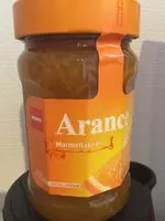 Mängden socker i Marmellata di arancia