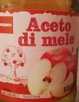 Mängden socker i Aceto di mele