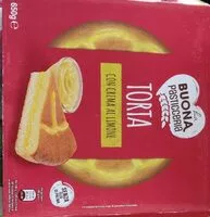 Mängden socker i Torta con crema al limone