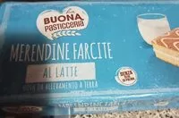 Mängden socker i Merendine farcite al latte