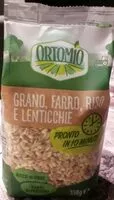 Mängden socker i Grano farro riso e lenticchie