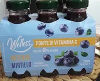 Mängden socker i Nettare di mirtillo