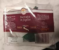 Mängden socker i Burrata in foglia