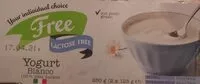 Mängden socker i Yogurt bianco lactose free