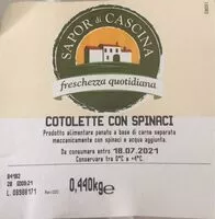 Mängden socker i cotolette con spinaci