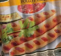 Mängden socker i Würstel pollo e pollo e tacchino