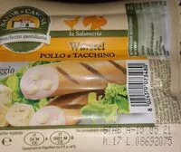 Mängden socker i Wurstel pollo e tacchino