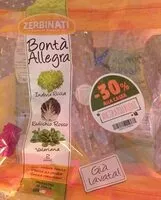 Mängden socker i Insalata confezionata zerbinati