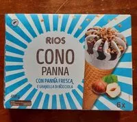 Mängden socker i Cono Panna