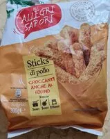 Mängden socker i Sticks di pollo