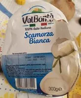Mängden socker i Scamorza bianca