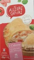 Mängden socker i Calzone con prosciutto affumicato