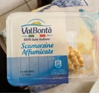 Mängden socker i Scamorzine affumicate