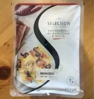 Mängden socker i GRANRAVIOLI AL RADICCHIO E SPECK