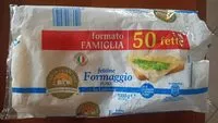 Mängden socker i Fettine formaggio fuso