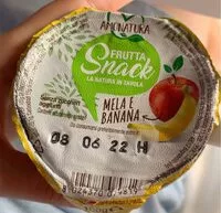 Mängden socker i Frutta snack mela e banana