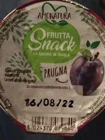 Mängden socker i Frutta snack la natura in ravola