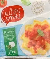 Mängden socker i Ravioli ricotta e spinaci