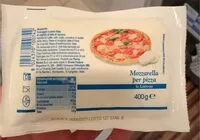 Mängden socker i Mozzarella per pizza