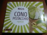 Mängden socker i Cono al pistacchio