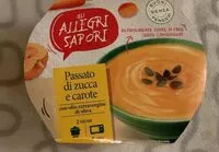 Mängden socker i Passato du zucca e carote