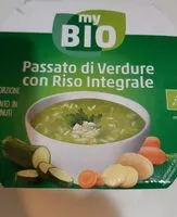 Mängden socker i Passato di verdure con riso integrale