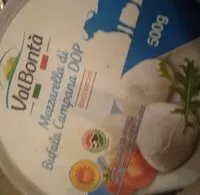 Mängden socker i Mozzarella di bufala