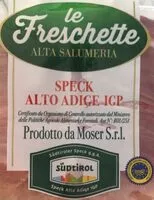 Mängden socker i Speck alto adide igp