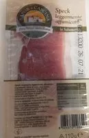 Mängden socker i Speck leggermente affumicato