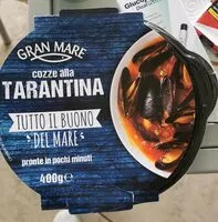Mängden socker i Cozze tarantina