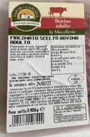 Mängden socker i Macinato scelto bovino adulto