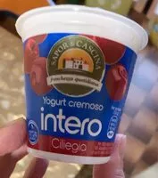 Mängden socker i Yogurt cremoso intero ciliegia