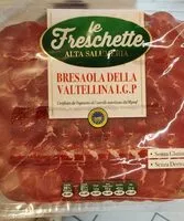 Mängden socker i Bresaola Valtellina igp