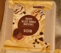 Mängden socker i premium zabaione panna cotta cacao