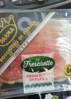 Mängden socker i Prosciutto di Parma le freschette