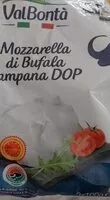 Mängden socker i Mozzarella di Bufala Campano DOP