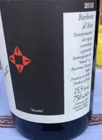 Mängden socker i Barbera d’asti