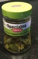 Mängden socker i Italian Caper Berries