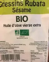 Mängden socker i Gressin Rubata Sésame Bio